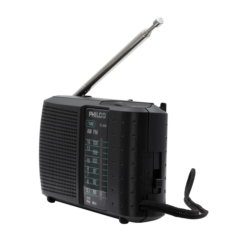 RADIO PHILCO PORTÁTIL C/ PARLANTE Y AUDÍFONO - 2