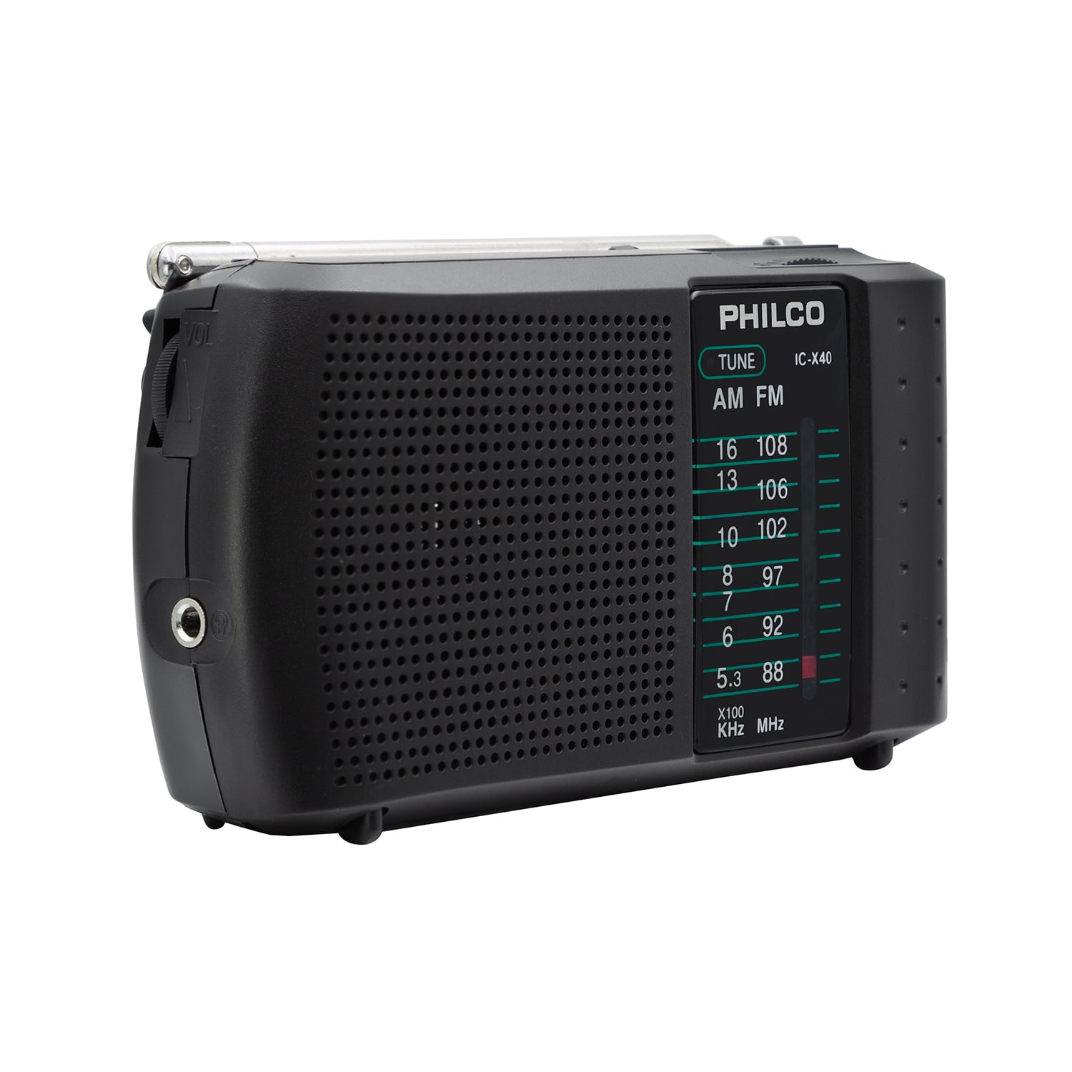 RADIO PHILCO PORTÁTIL C/ PARLANTE Y AUDÍFONO - 4