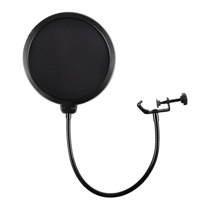 KIT STUDIO PHILCO MICROPHONE CON SOPORTE / ANTIPOP / STAND - 7