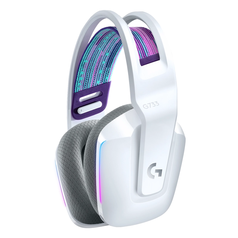 HEADSET PC G733 LIGHTSPEED WIRELESS MULTICOLOR BLANCO - 4