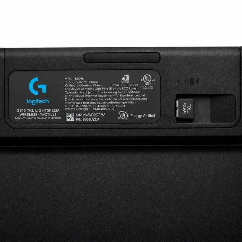 TECLADO LOGITECH 920-009495 G915 TKL US CARBON AMR - 4