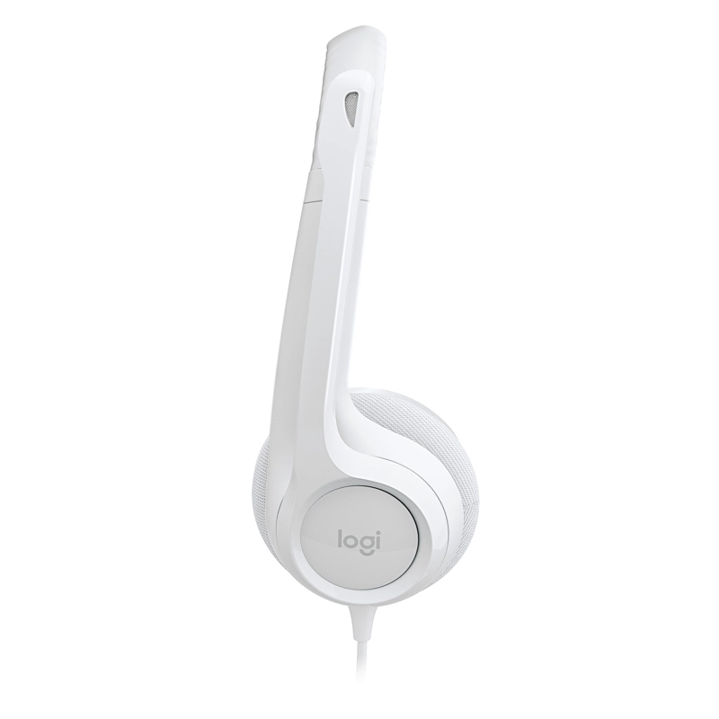 AUDÍFONOS LOGITECH HEADSET 981-001285 USB H390 BLANCO - 7