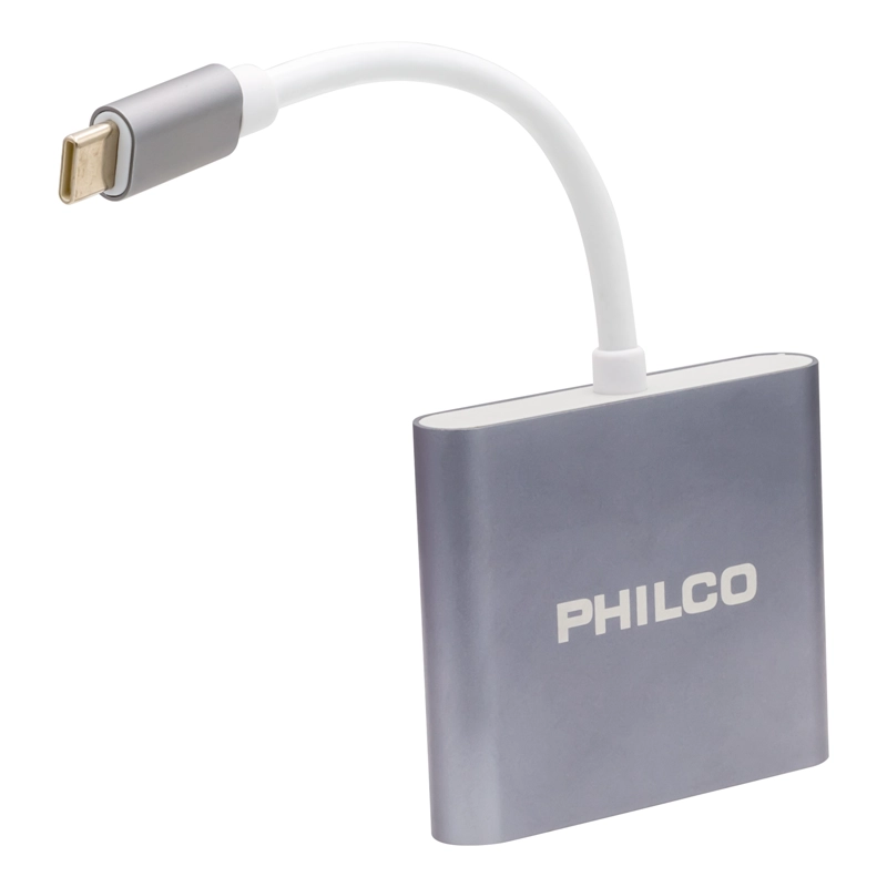 3 EN 1 ADAPTADOR USB TIPO C A HDMI + USB3.0 PHILCO - 3