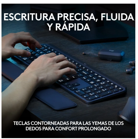 TECLADO LOGITECH 920-011561 MX KEYS S GRAFITO ESPAÑOL - 3