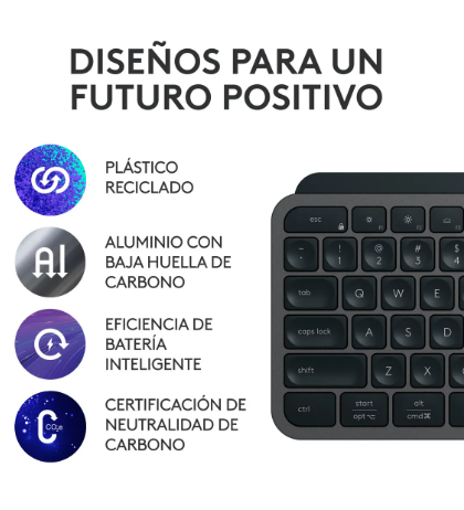 TECLADO LOGITECH 920-011561 MX KEYS S GRAFITO ESPAÑOL - 4
