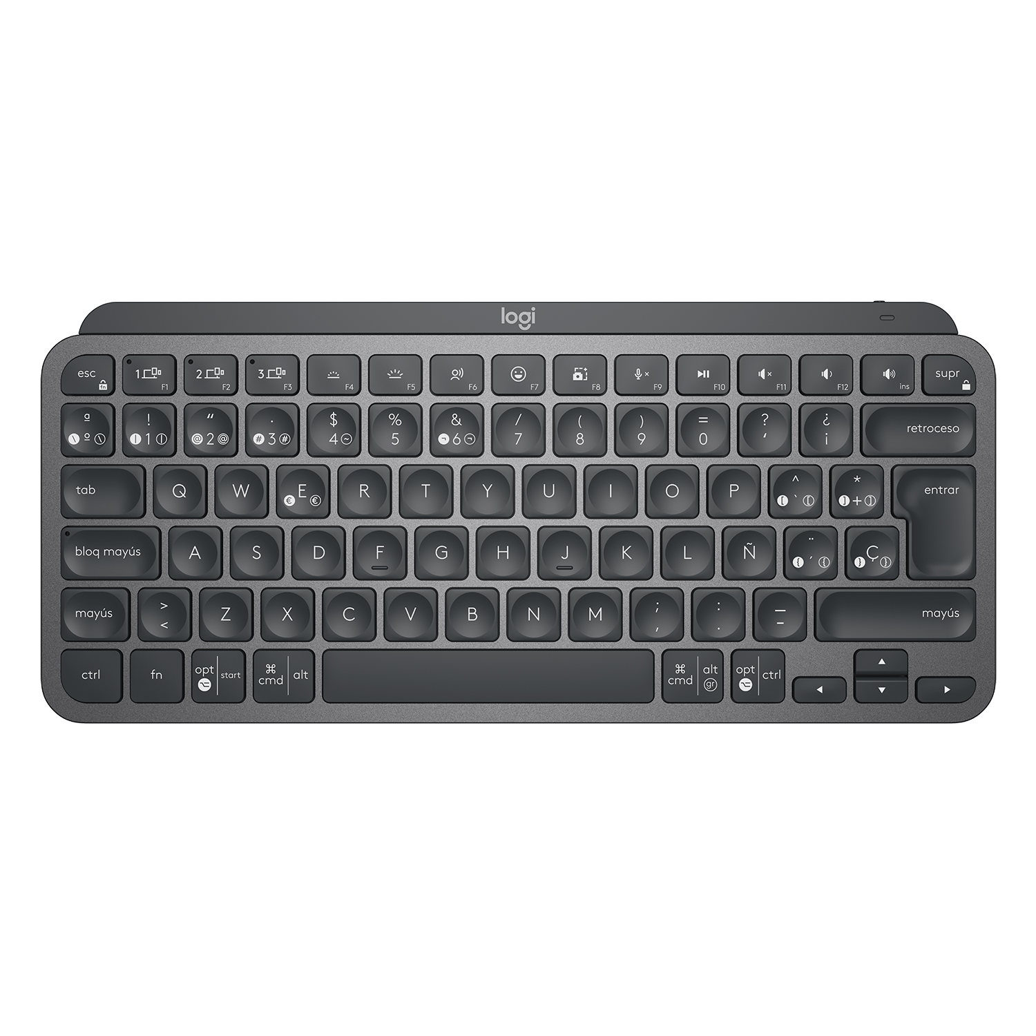 TECLADO UNIVERSAL INALÁMBRICO LOGITECH MX KEYS MINI GRAFITO - 1