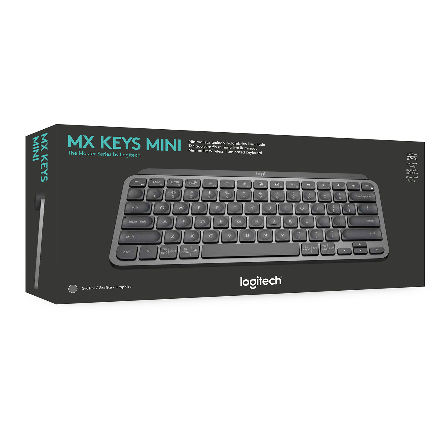 TECLADO UNIVERSAL INALÁMBRICO LOGITECH MX KEYS MINI GRAFITO - 5