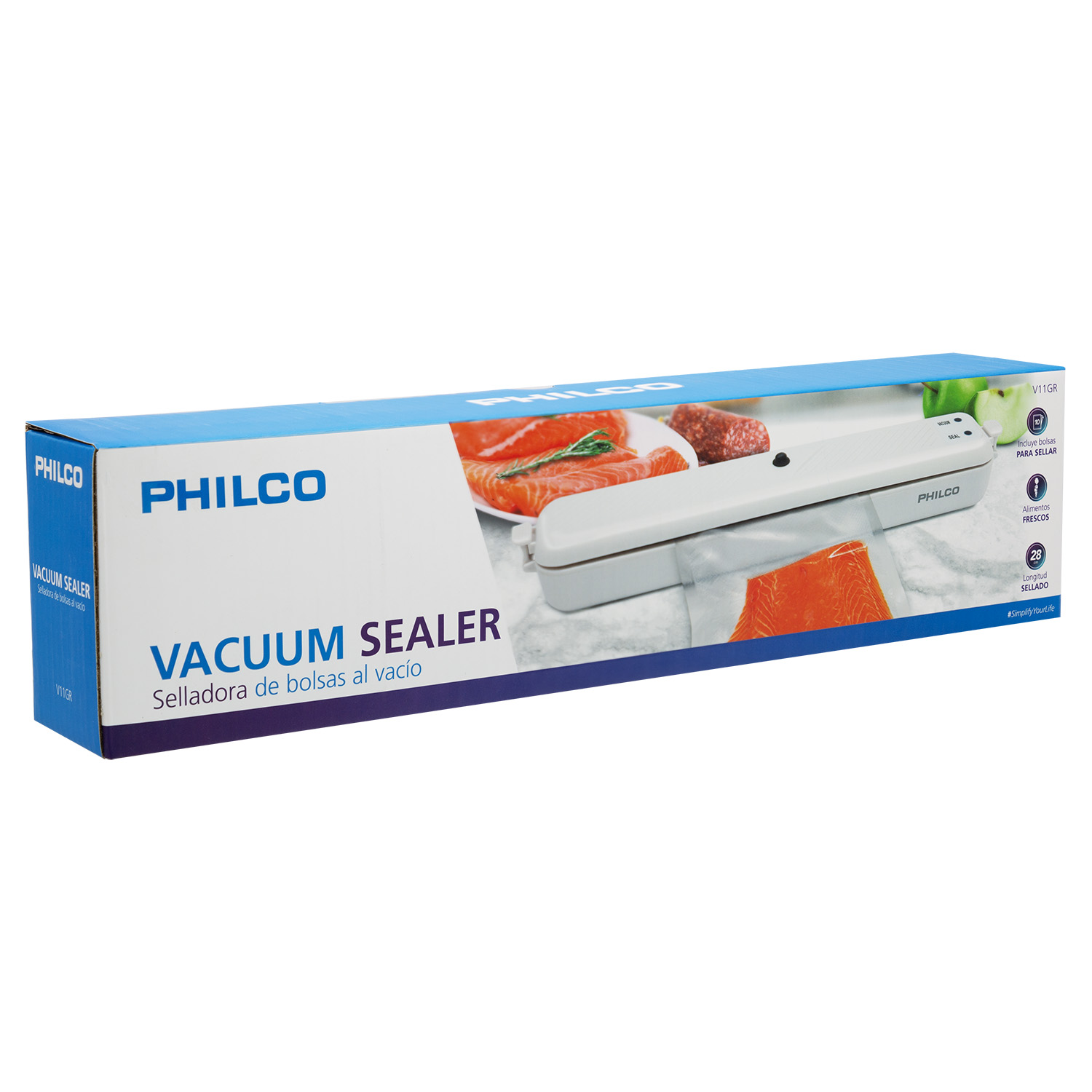 SELLADOR AL VACIO PHILCO GRIS - 3