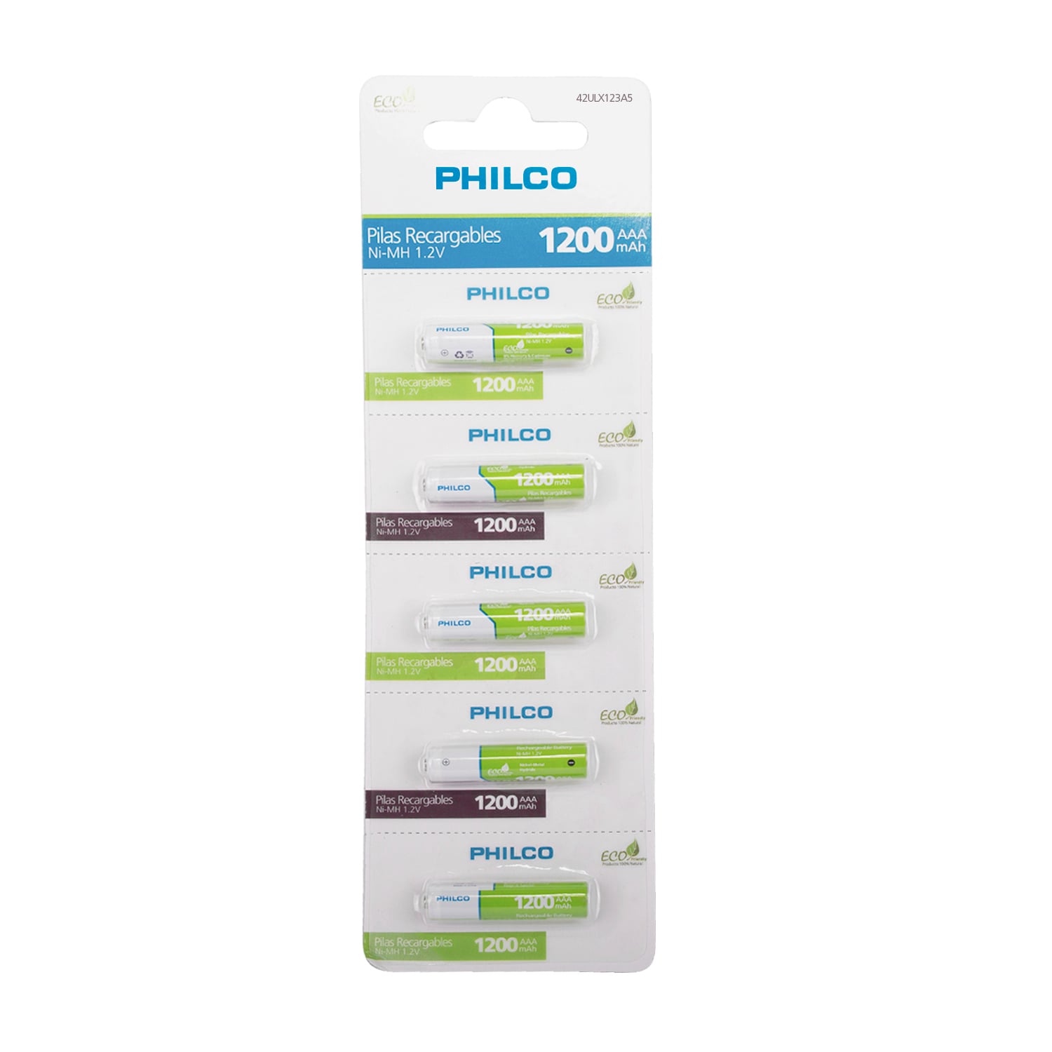 PILAS PRE CARGADAS BLISTER 5 AAA 1200 MAH - 1