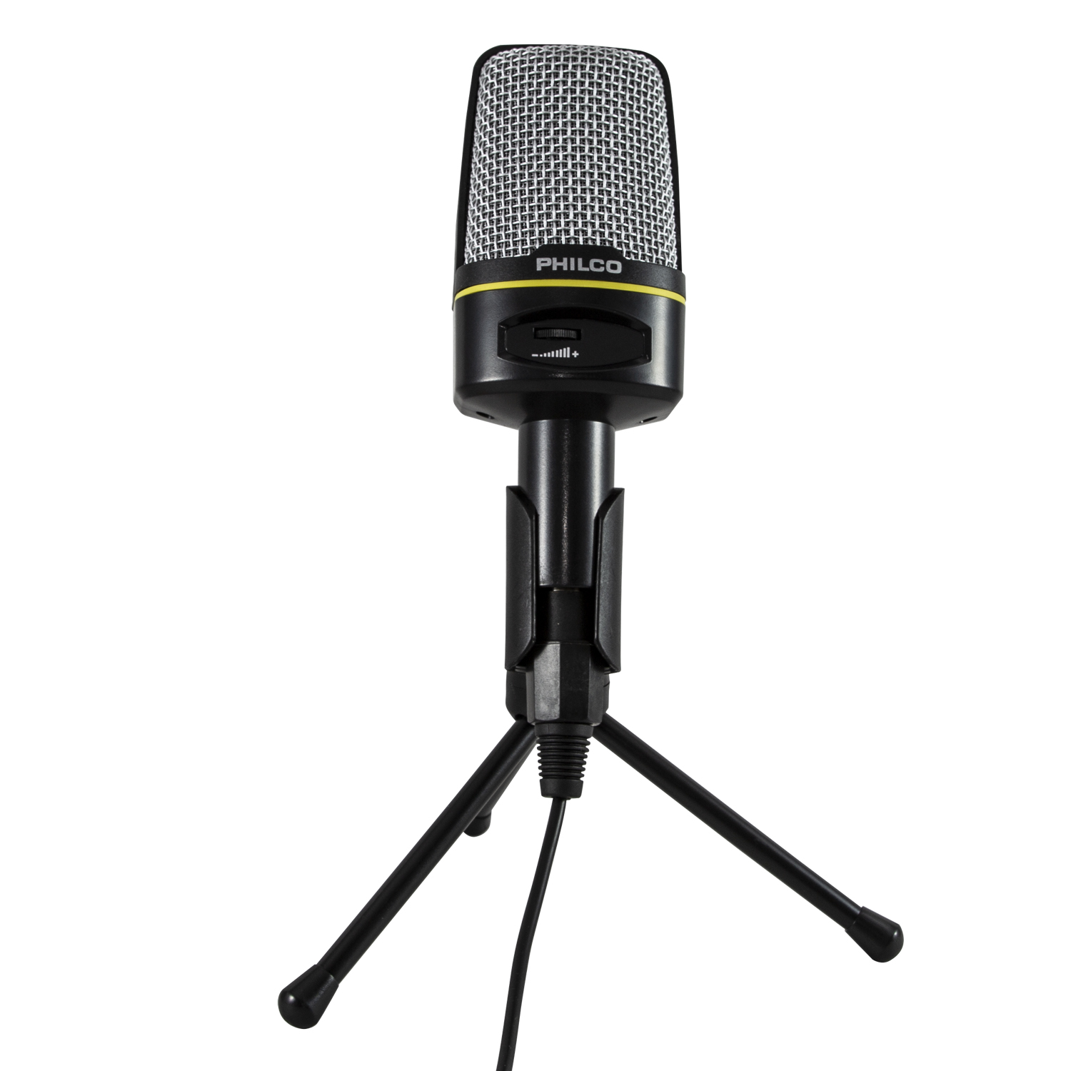 MICROFONO PHILCO CONDENSADOR GAMER/STREAMER C/TRIPODE - 1