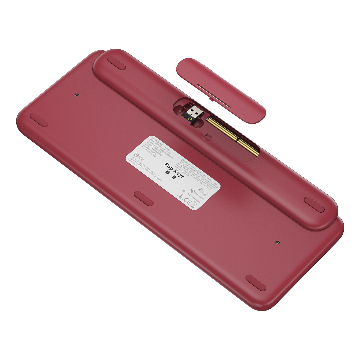 TECLADO LOGITECH 920-010715 POP KEYS ROJO - 4