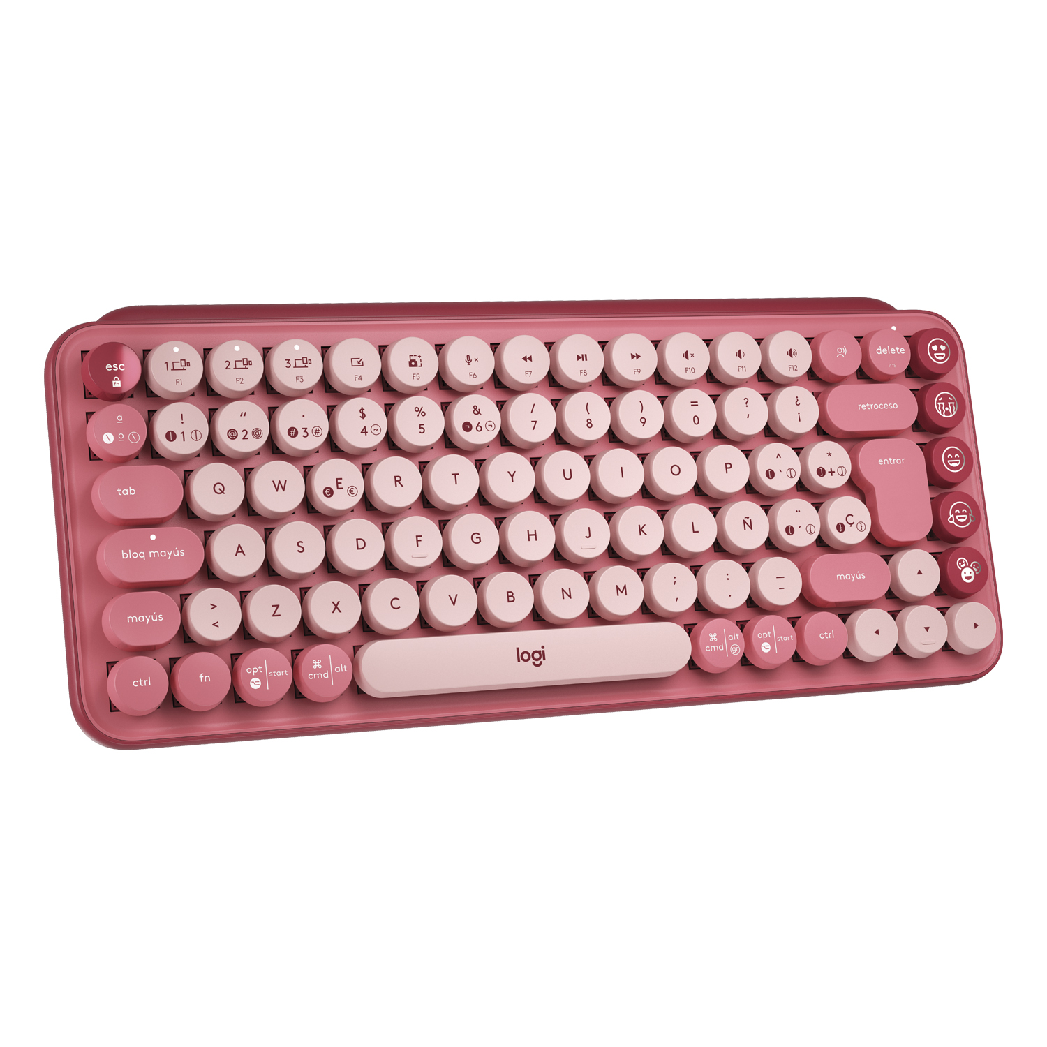TECLADO LOGITECH 920-010715 POP KEYS ROJO - 7