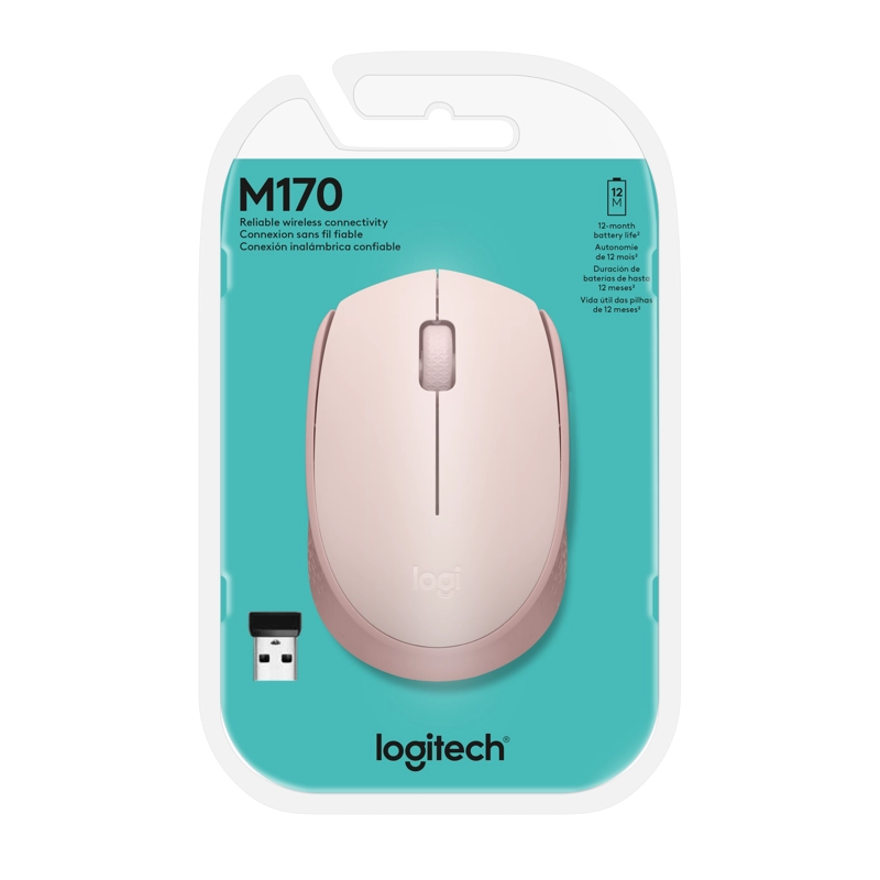 MOUSE LOGITECH 910-006862 M170 ROSE - 6