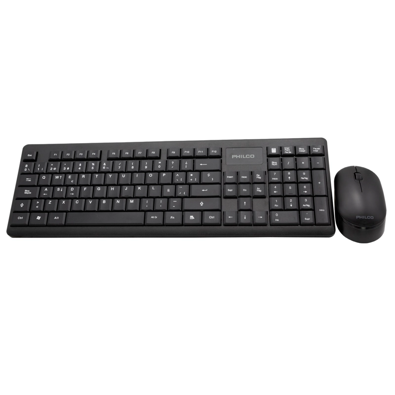 COMBO INALAMBRICO MOUSE + TECLADO 6314N NEGRO - 3