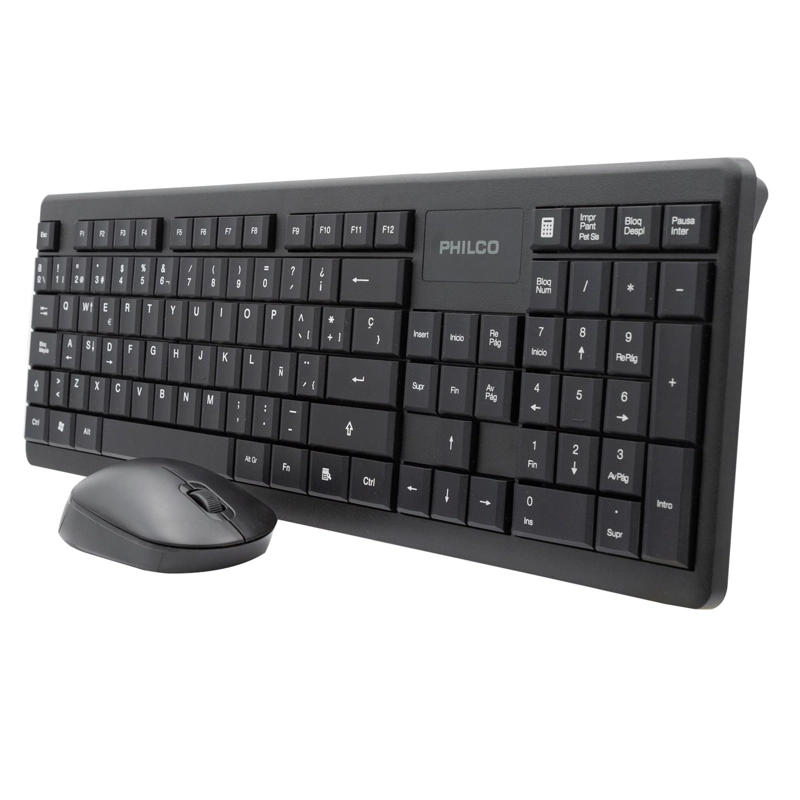 COMBO INALAMBRICO MOUSE + TECLADO 6314N NEGRO - 5