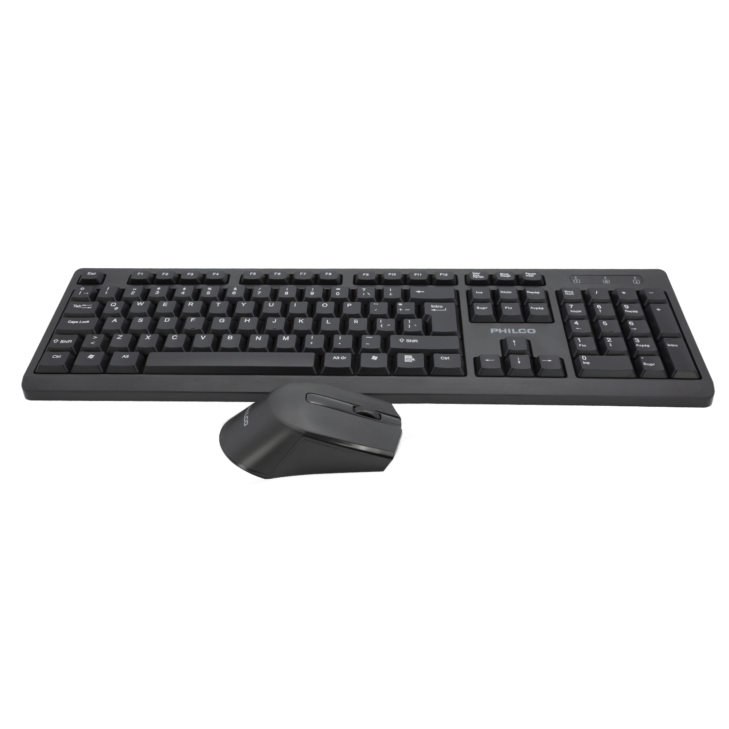 COMBO INALÁMBRICO PHILCO MOUSE + TECLADO 6354K NEGRO - 2