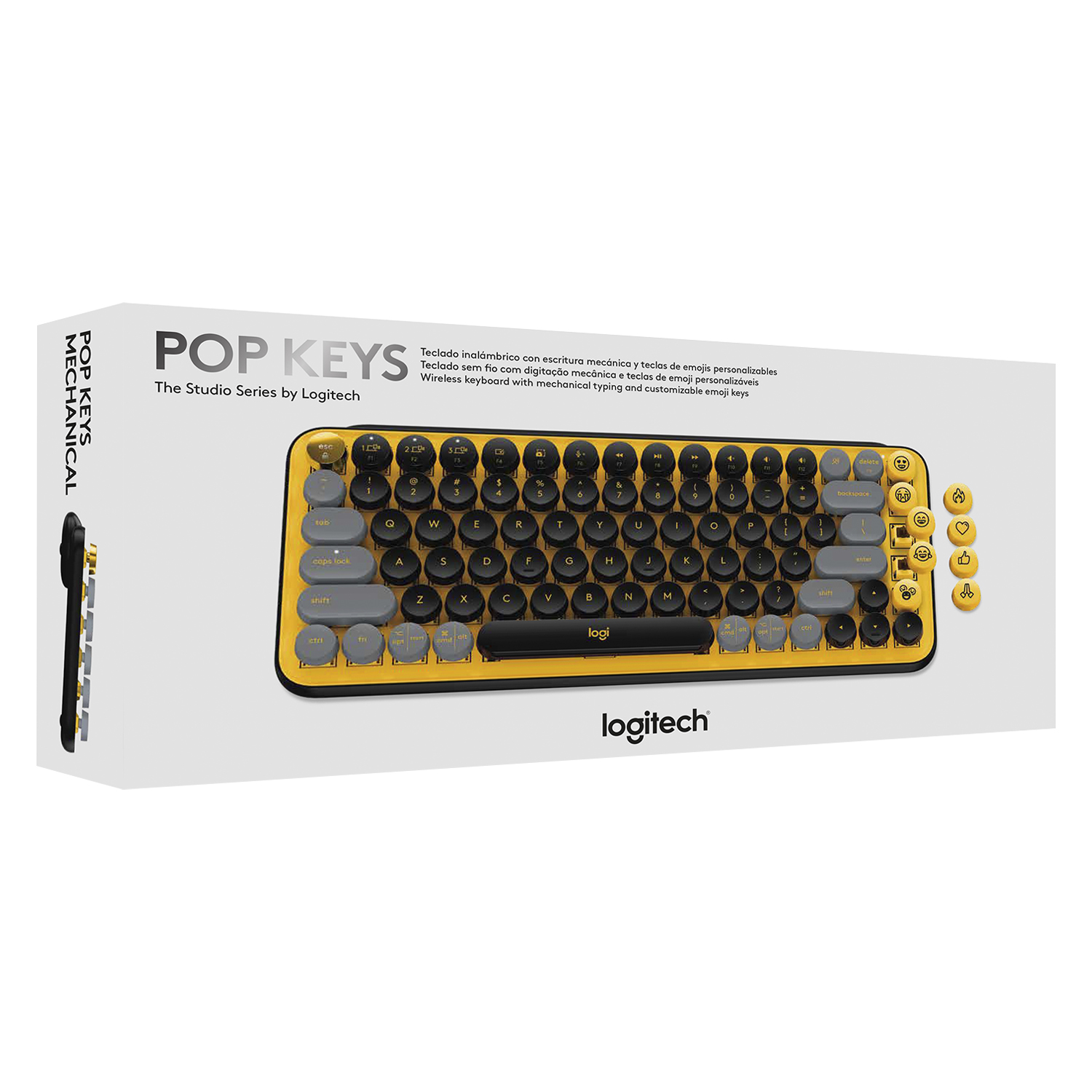 TECLADO LOGITECH 920-010713 POP KEYS AMARILLO - 5