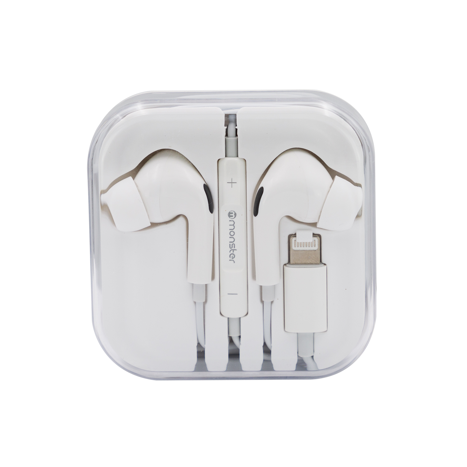 AUDÍFONOS MONSTER AUDIO MANOS LIBRES L21WT LIGHTNING BLANCO - 2