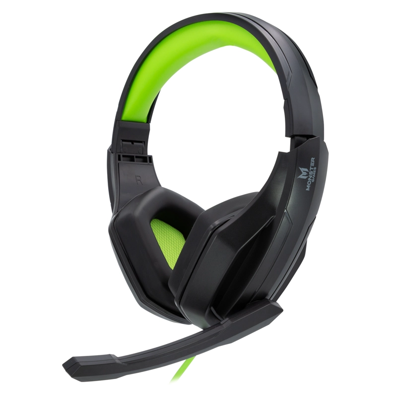 AUDÍFONOS GAMER MONSTER GAMES HEADSET PLUG ESTEREO - 1