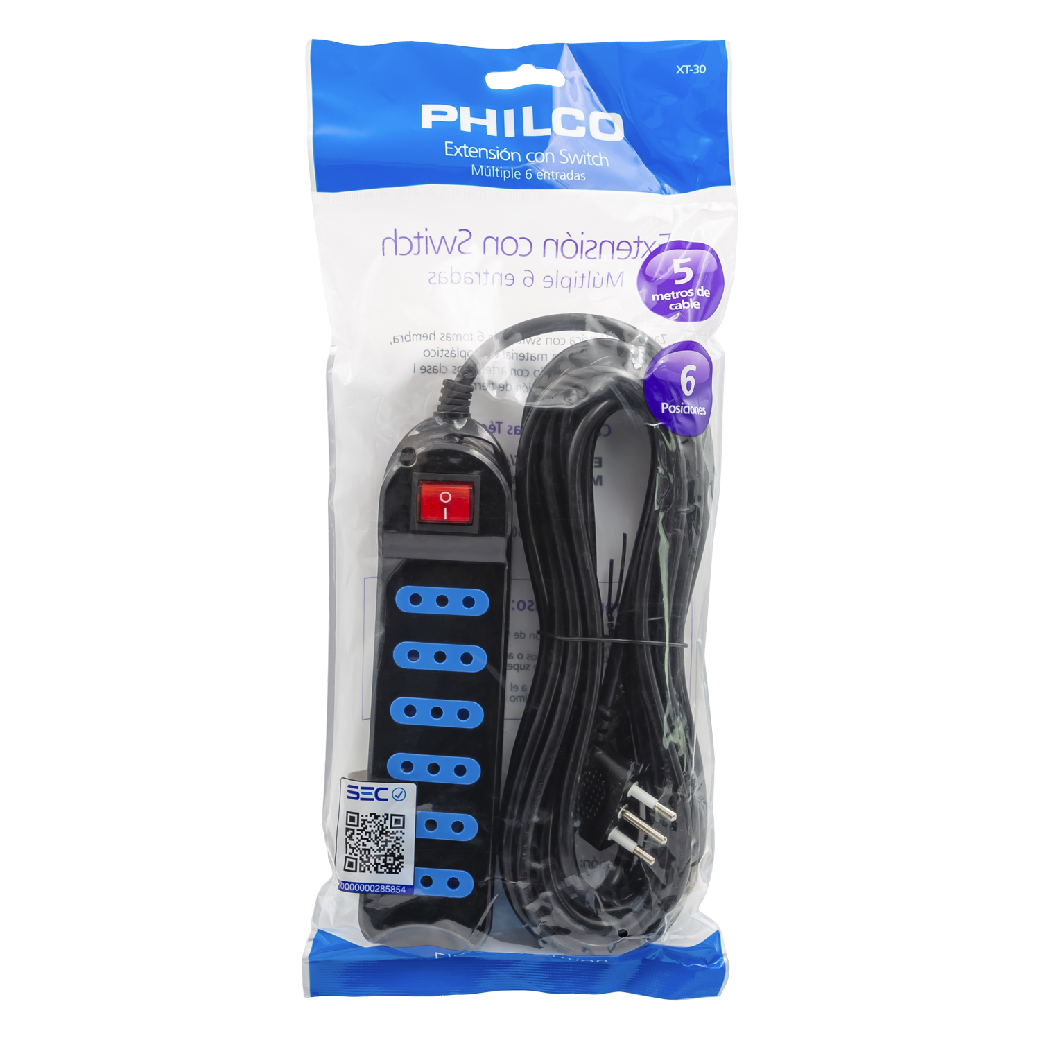 ALARGADOR ELE CTRICO SWITCH XT30 6 ENTRADAS 5M - 5