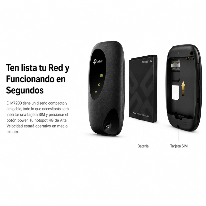 ROUTER TPLINK  M7200 LTE MOBILE WI-FI 4G LTE - 4