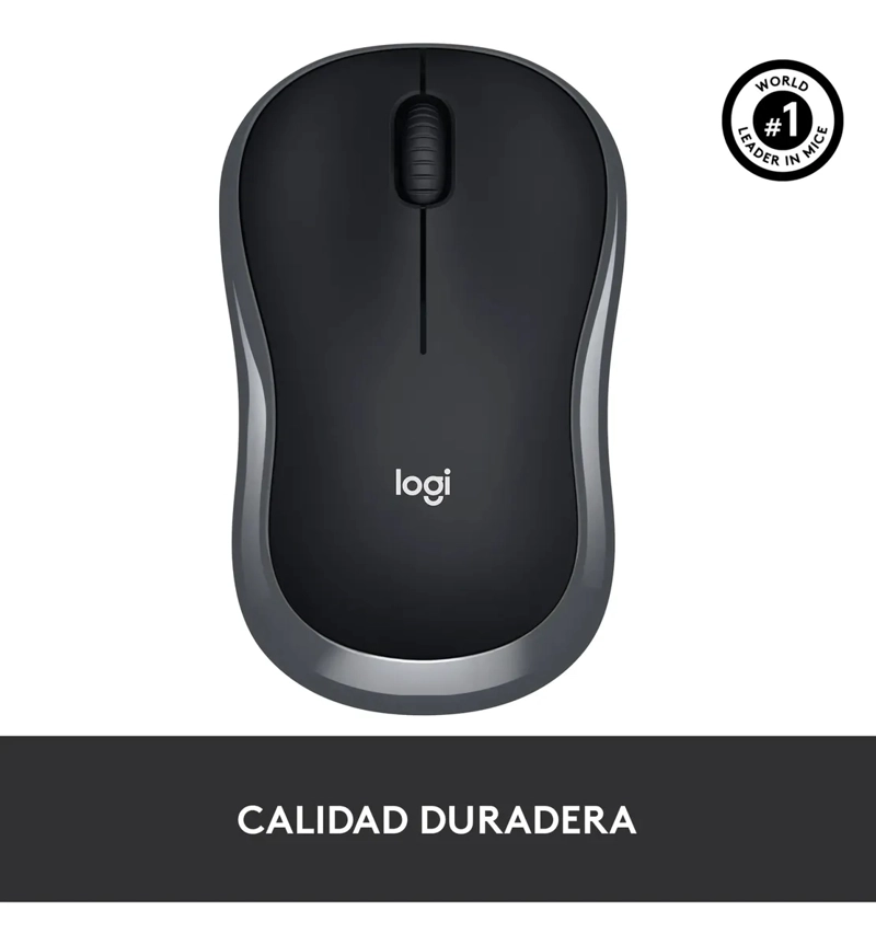 MOUSE INALÁMBRICO LOGITECH 910-002225 M185 - 1