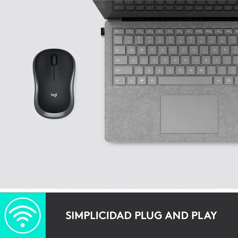 MOUSE INALÁMBRICO LOGITECH 910-002225 M185 - 4