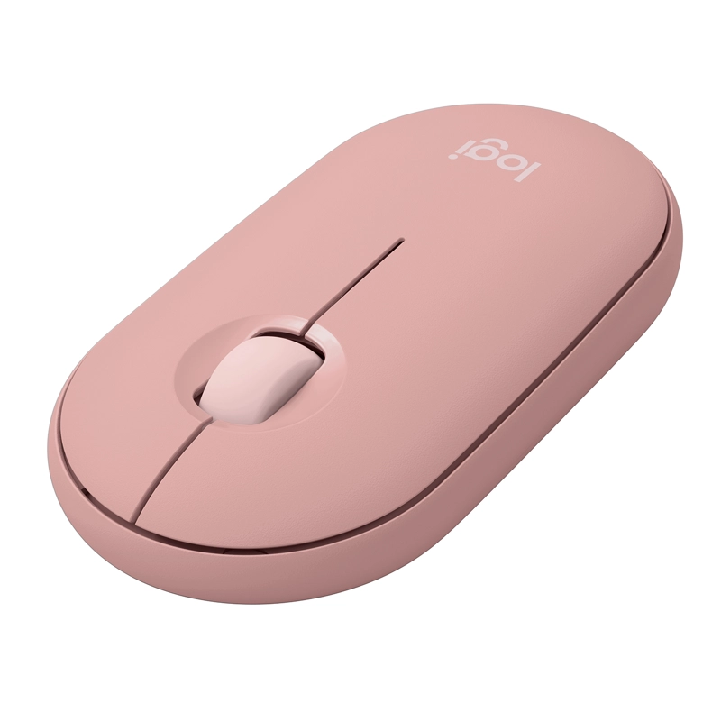 MOUSE INALÁMBRICO LOGITECH 910-007048 PEBBLE 2 M350S ROSADO - 1