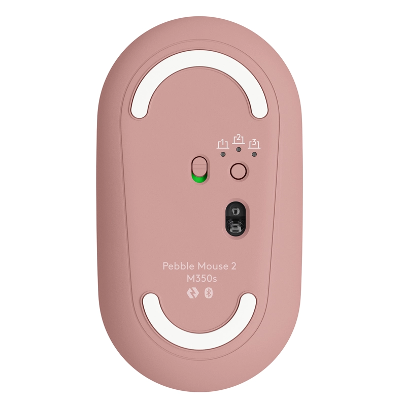 MOUSE INALÁMBRICO LOGITECH 910-007048 PEBBLE 2 M350S ROSADO - 7