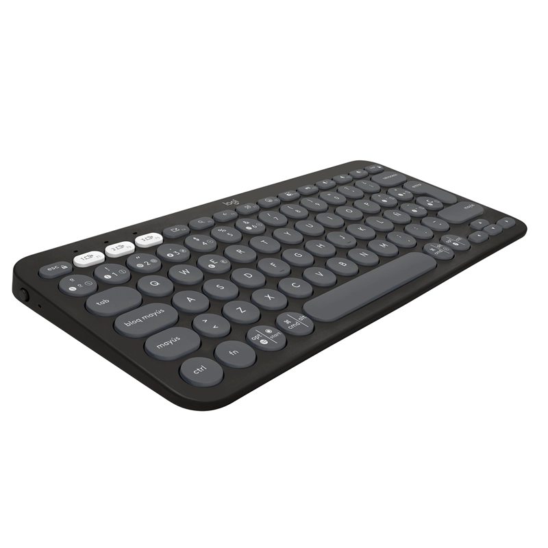 TECLADO INALÁMBRICO LOGITECH 920-011783 PEBBLE 2 K380 GRAFITO - 4