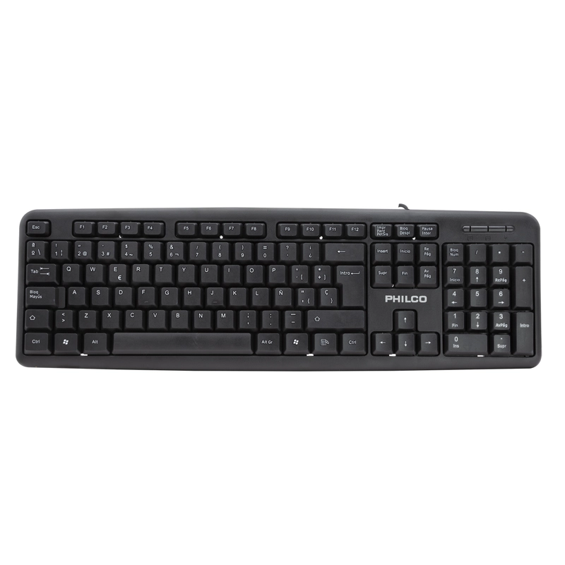 TECLADO WINDOWS / MAC OS PHILCO STANDARD USB - 1