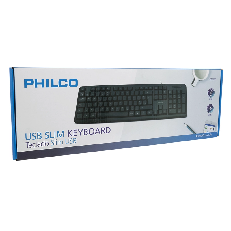 TECLADO WINDOWS / MAC OS PHILCO STANDARD USB - 3