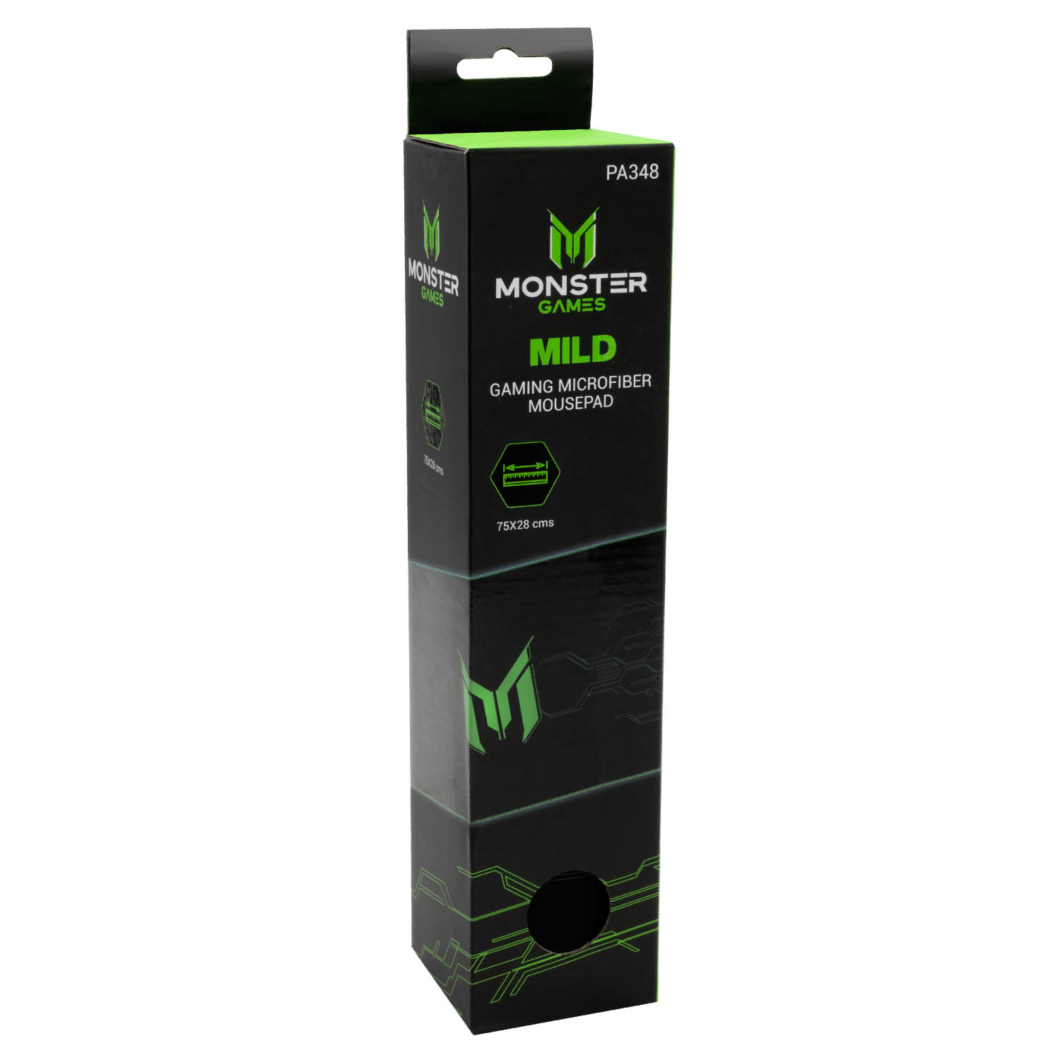 MOUSE INALÁMBRICO MONSTER GAMES PA348 PAD 75X28 - 4