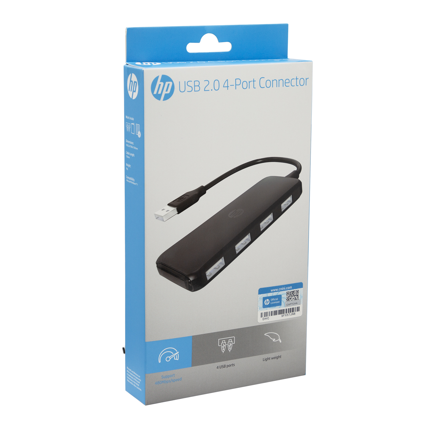 ADAPTADOR HP DHC-CT110C HUB USB 2,0- 4 PUERTOS - 2