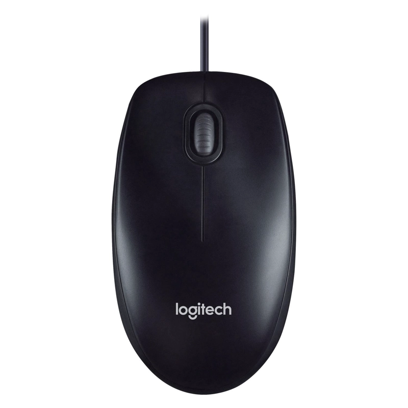MOUSE LOGITECH ALAMBRICO M100 NEG - 4