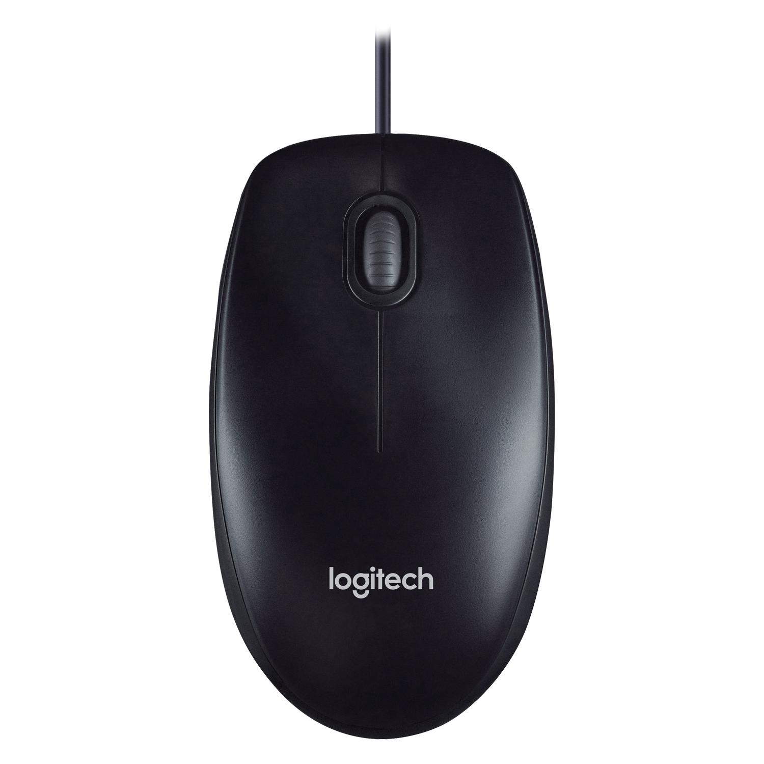 MOUSE LOGITECH ALAMBRICO M100 NEG - 4