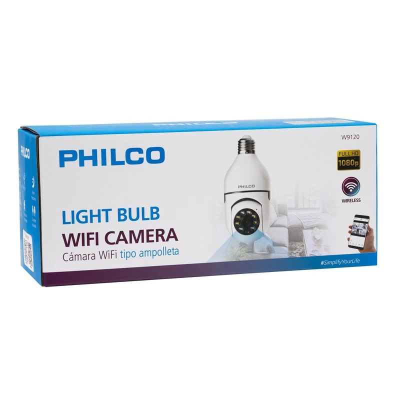 CÁMARA PHILCO WIFI TIPO AMPOLLETA - 5