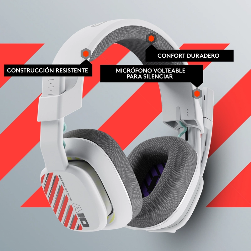 AUDIFONOS GAMER LOGITECH ASTRO A10 GEN 2 - 6