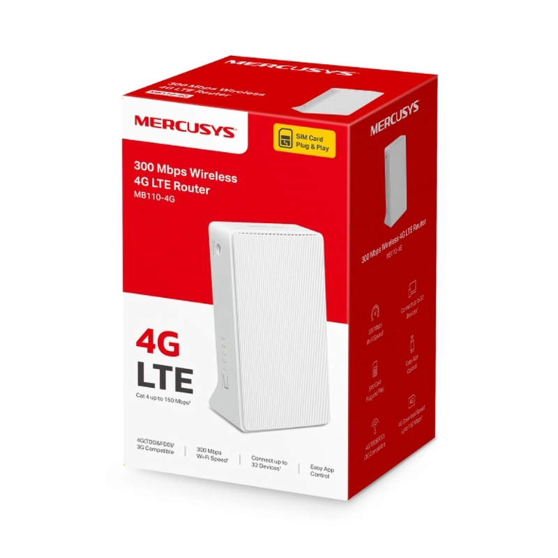 ROUTER TP-LINK MERCUSYS MB110 300 MBPS WIRELESS N 4G LTE - 2