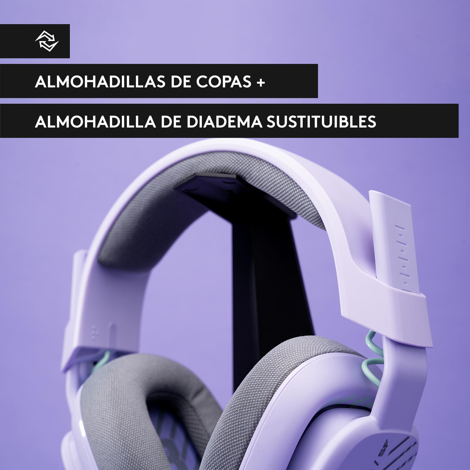 ASTRO GAMING A10 AUDIFONOS GEN 2 CON CABLE PARA PC LILA - 6