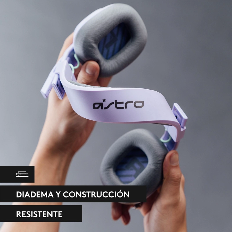ASTRO GAMING A10 AUDIFONOS GEN 2 CON CABLE PARA PC LILA - 8