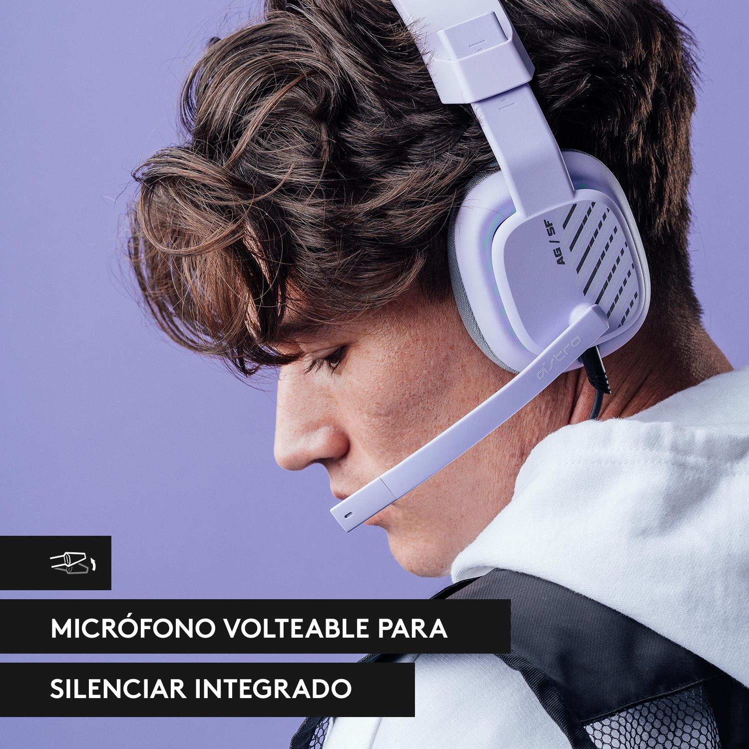 ASTRO GAMING A10 AUDIFONOS GEN 2 CON CABLE PARA PC LILA - 9