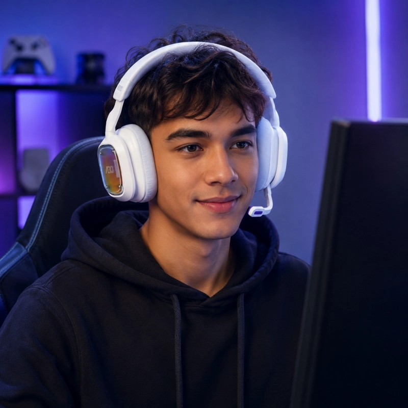 AUDIFONOS INALAMBRICOS PARA XBOX BLANCO LOGITECH G ASTRO A30 - 5