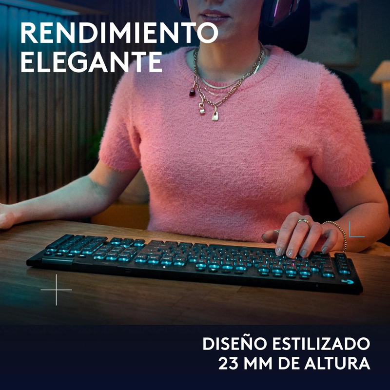 TECLADO INALAMBRICO LOGITECH G915 X LIGHTSPEED NEGRO US - 9