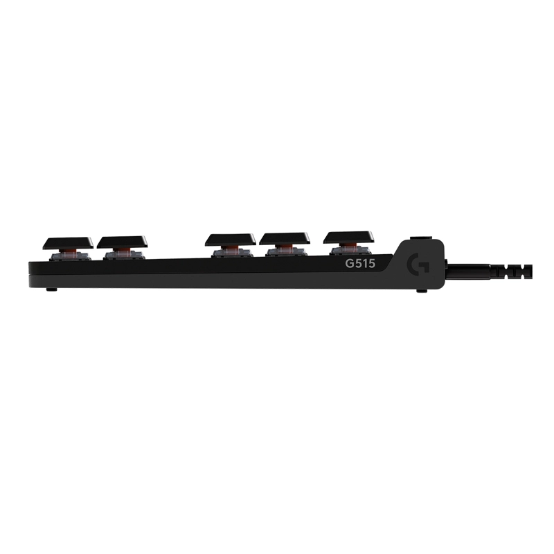 TECLADO GAMER CON CABLE LOGITECH G515 TKL, NEGRO INGLE S - 4