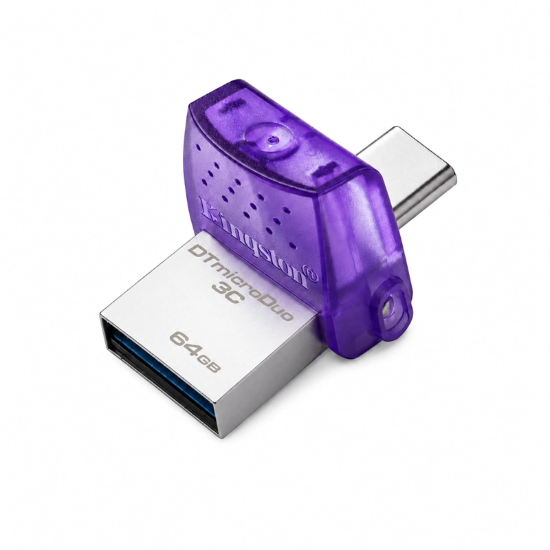 PENDRIVE KINGSTON DATATRAVELER MICRODUO 3C 64GB USB Y USB-C