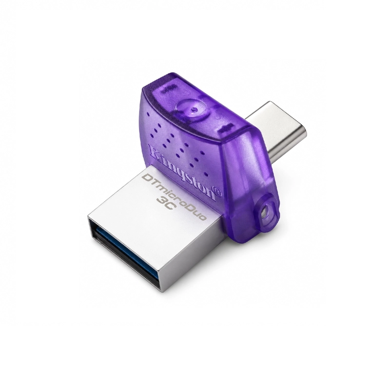 PENDRIVE KINGSTON DATATRAVELER MICRODUO 3C 128GB 3.2 GEN 1 C - 2