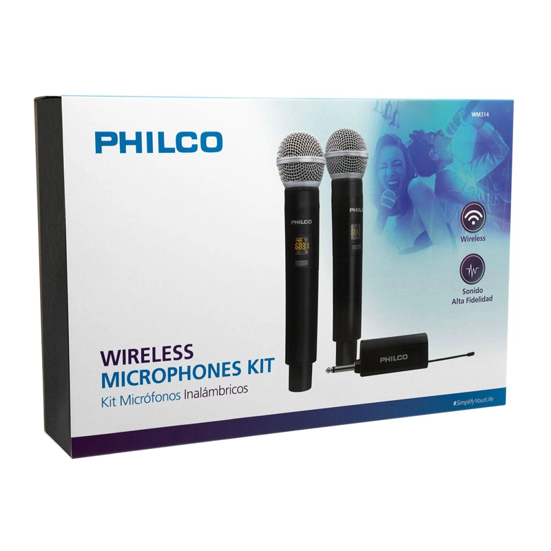 PACK DE MICROFONOS INALAMBRICOS WM-314 HIFI EDITION - 5
