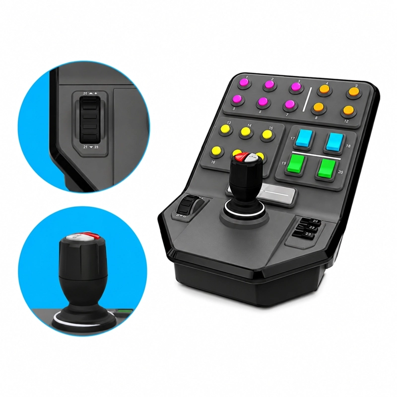 CONSOLA RETRO LOGITECH G SAITEK FARM SIM CONTROLLER - 7