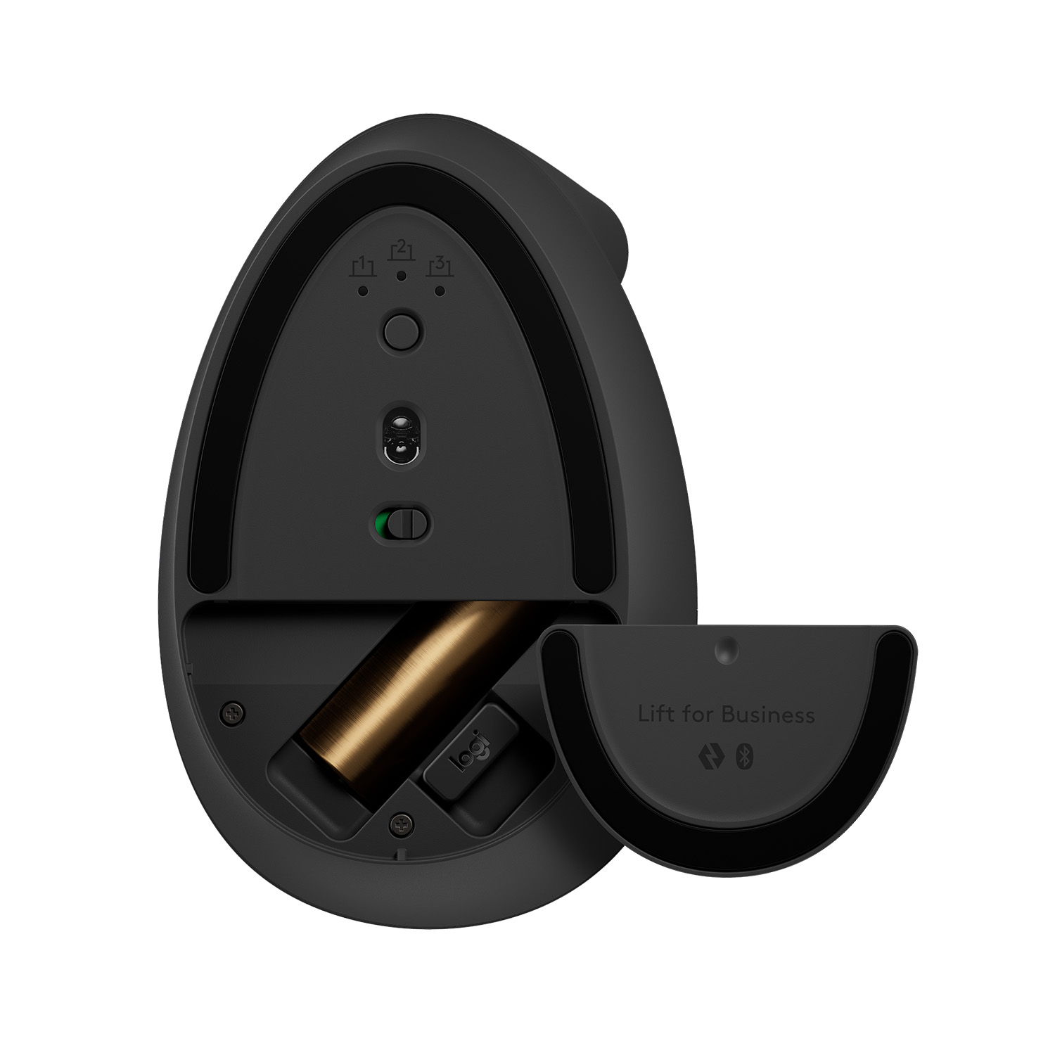 MOUSE VERTICAL LOGITECH LIFT GRAFITO (910-006497) - 2